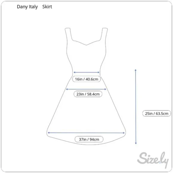 DANY Polkadot Black Skirt Set Made in Italy - Picture 17 of 17